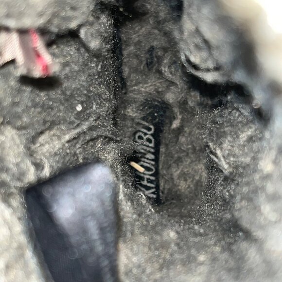 Khombu Women’s Brown & Black Faux Fur Lace-Up Waterproof Snow Boots Size 8M - Picture 8 of 11